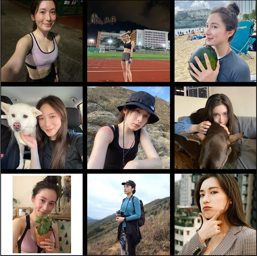 (编号r696)  #香港 女子 日常爬山 旅游971张照片视频44个