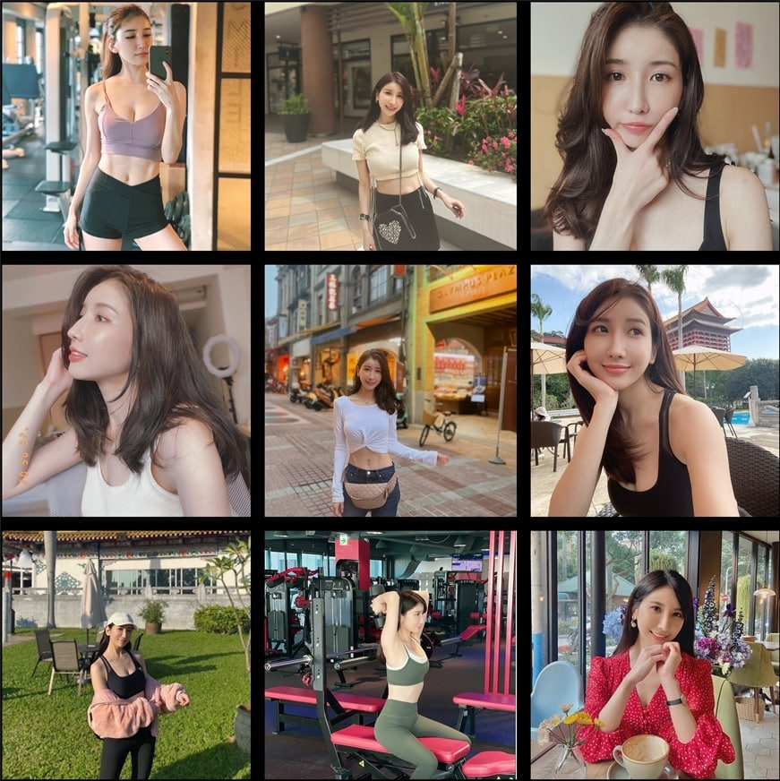 (编号E36)  #日本 美女，在台湾生活 生活健身2564张照片视频206个