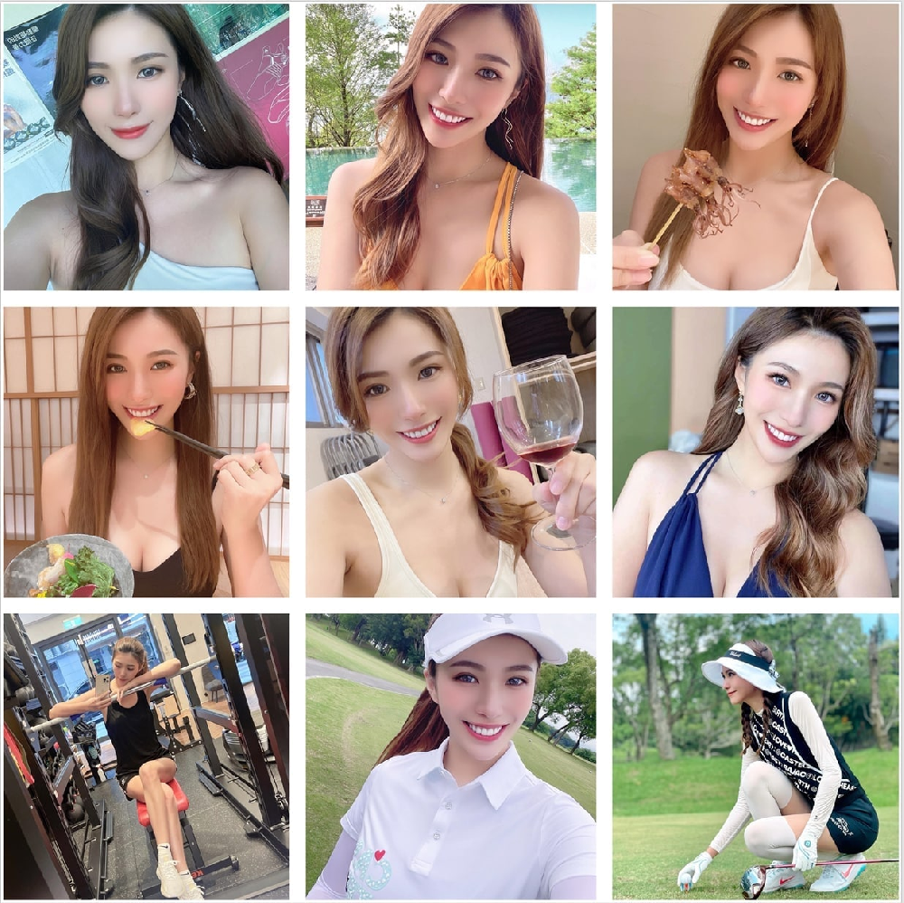 (编号K104)  #台湾 美女 日常 健身 高尔夫旅游2104张照片视频49个