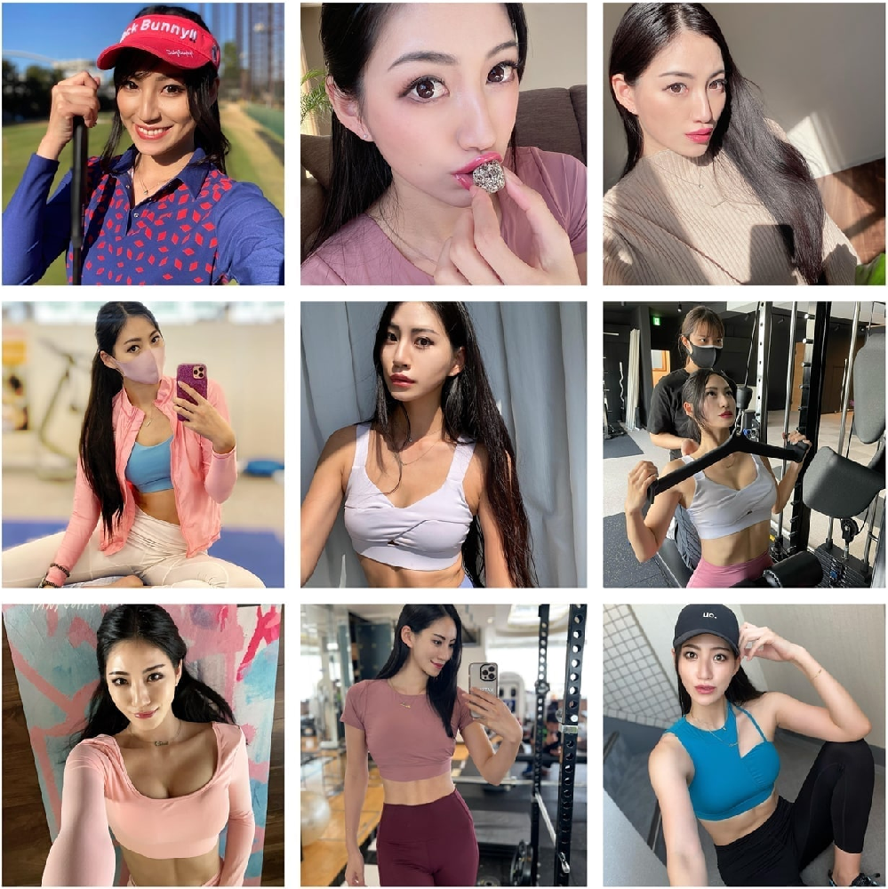 (编号L87)  #日本 美女 生活 旅游 高尔夫 健身487张照片视频40个