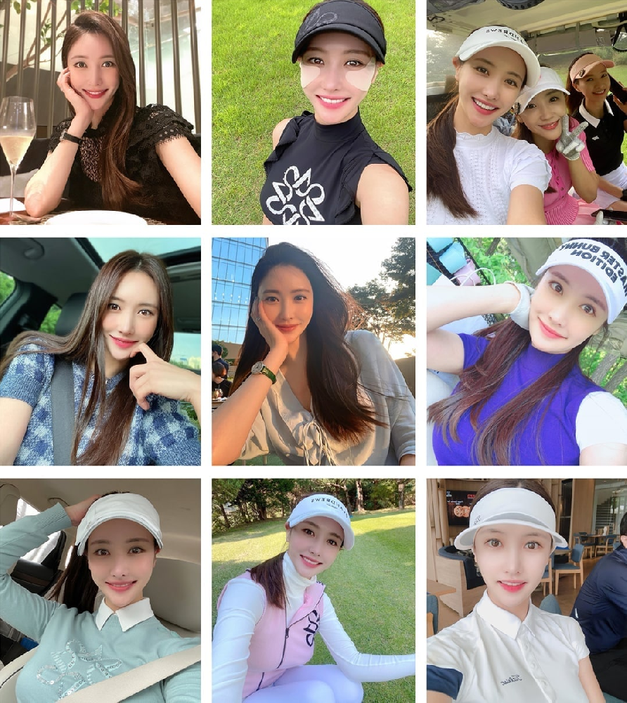 (编号sk27)  #韩国 白富美 生活 旅游 高尔夫394张照片视频53个