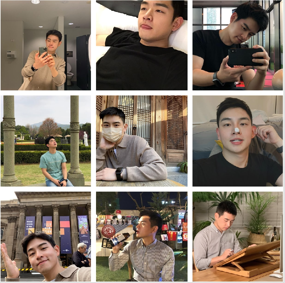 (编号LS42)  #韩国 男子 生活 旅游442个相片视频18个