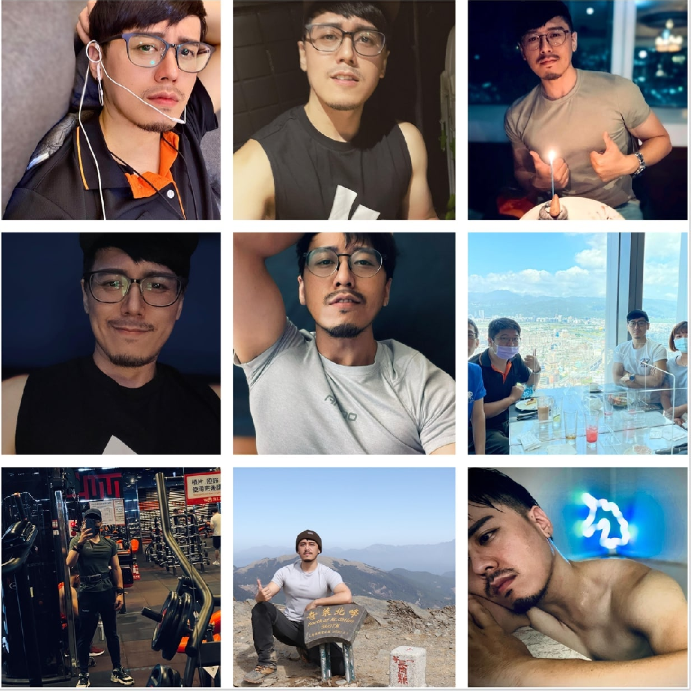 (编号 TST91)  #台湾 男子 生活旅游318相片视频28个