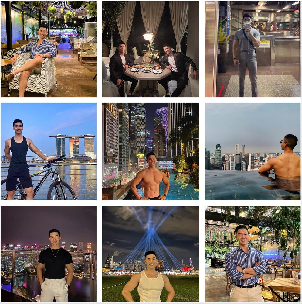 (编号TSN936)  #新加坡 男子 生活 旅游420相片视频10个