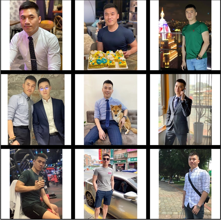 (编号1403) #台湾 男子 包装成功人设 日常旅游工作照片1403张照片视频33个