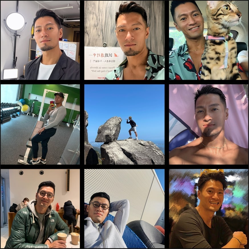 (编号i2409)  #香港 男子 日常 旅游 爬山自拍2409张照片视频37个