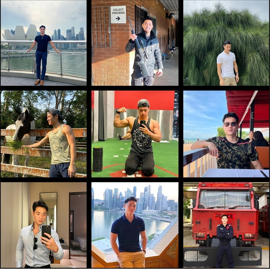 (编号KK595) #警察  #新加坡 警察 日常 生活 旅游自拍595张照片视频65个