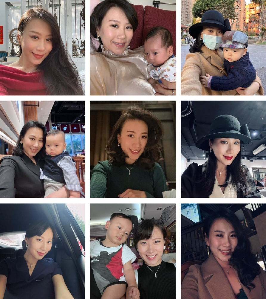 (编号sk78)  #台湾 宝妈 日常生活 带娃 自拍多 冬天装少1373张照片视频19个