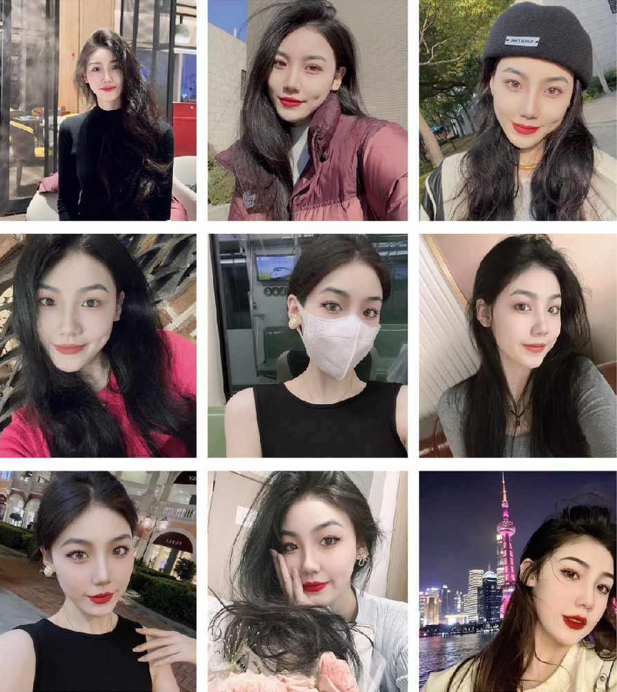 (编号sk113)  #国内 美女 日常 生活545张照片视频17个