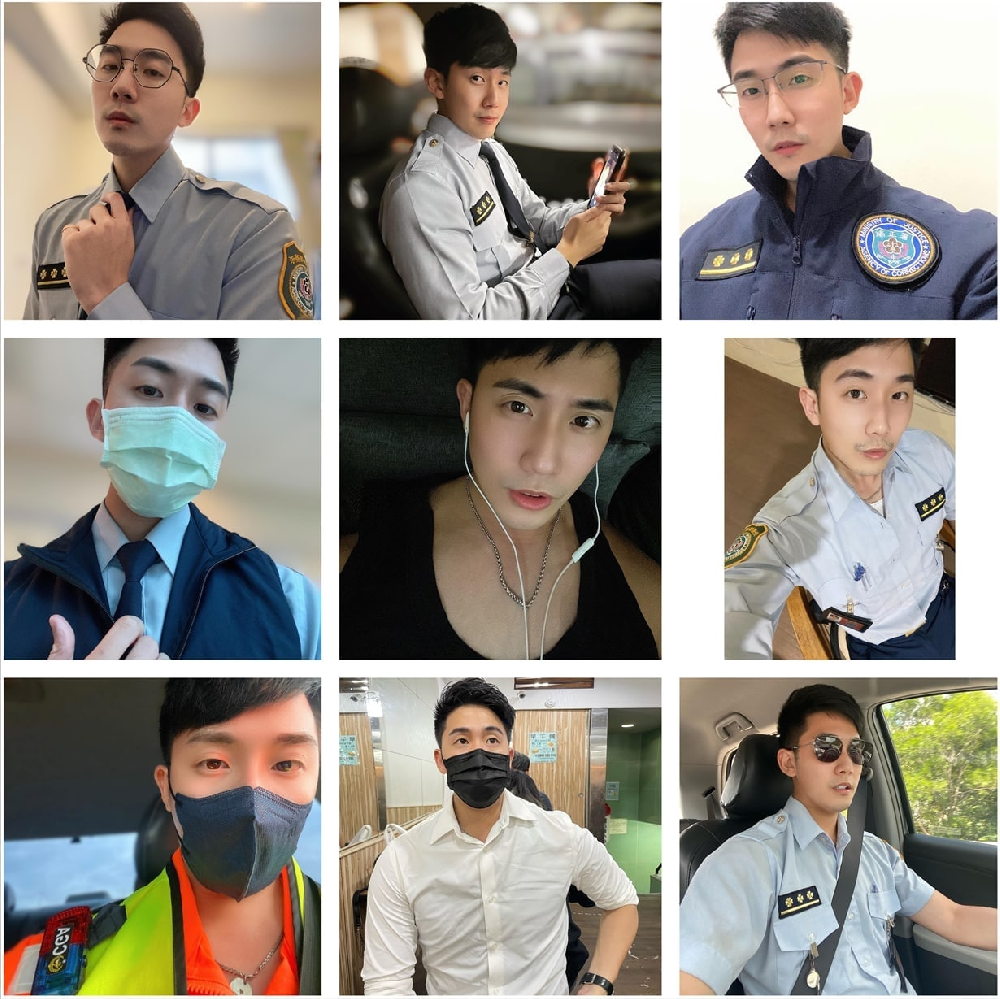 (编号TK3)  #警察  #台湾 警察 生活 自拍 健身 运动516张照片视频17个《合适虚拟视频》  ”有证件照“