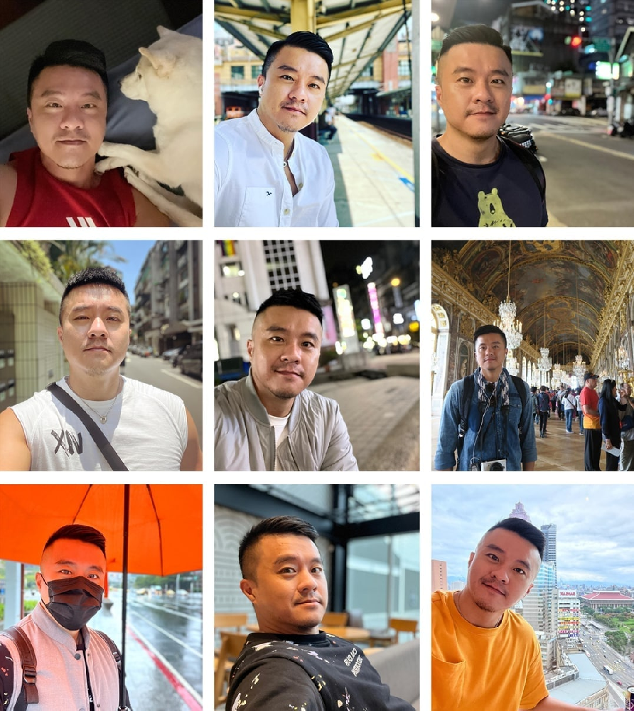 (编号A21)  #台湾 男子 生活 旅游762张照片视频6个