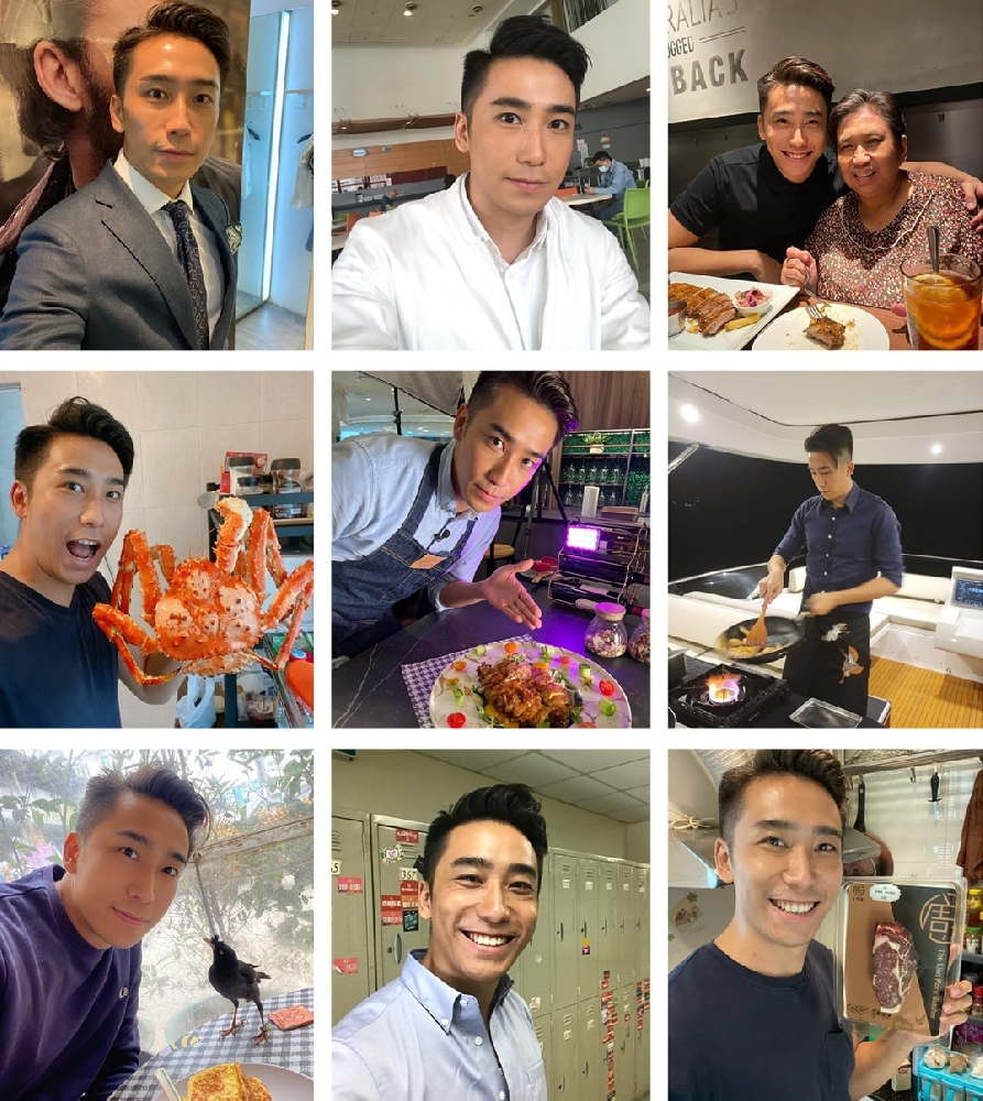 (编号A32)  #香港 男子 厨师 日常做美食463张照片视频57个