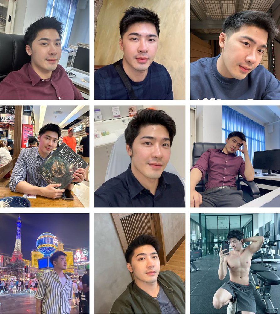 (编号A66)  #泰国 男子 日常 生活 旅游397张照片视频44个