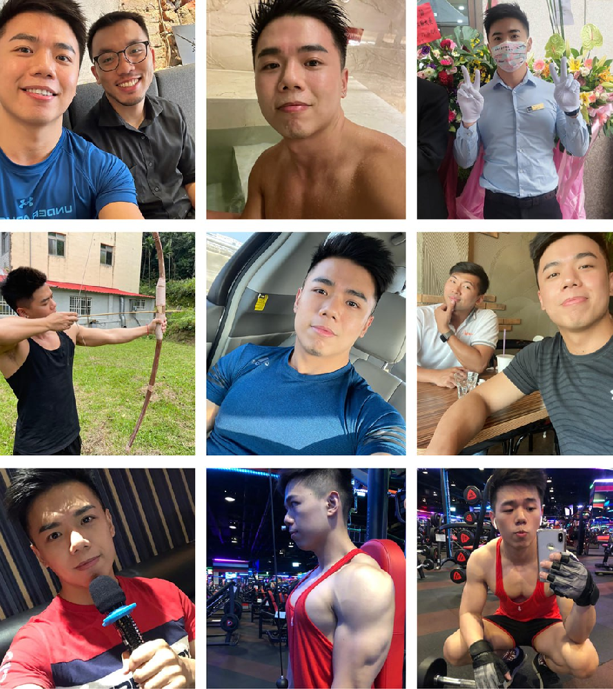 (编号A91)  #台湾 男子 日常 生活 旅游 健身1528张照片视频119个