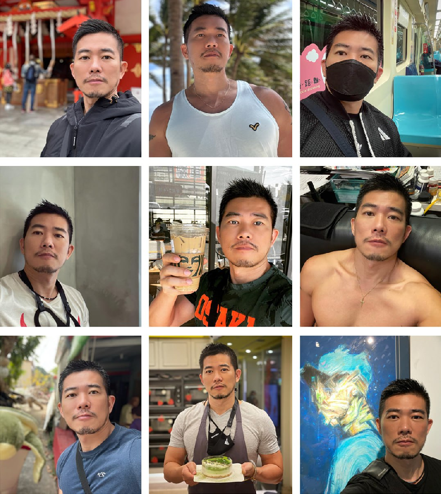 (编号A98)  #台湾 男主 日常 生活 旅游975张照片视频31个