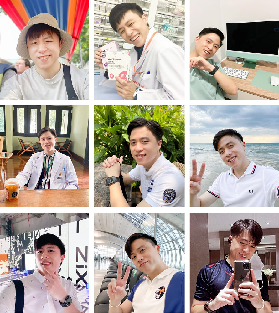 (编号A107)  #泰国 帅哥 医生 日常 生活 旅游376张照片视频33个