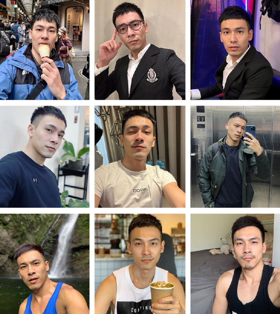 (编号A115)  #台湾 男子 日常 生活 旅游575张照片视频28个