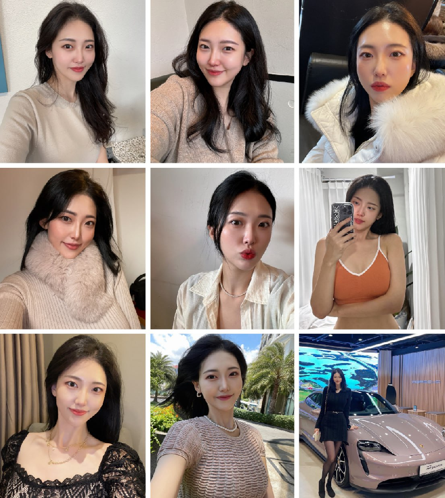 (编号sk281)   #韩国 白富美 开保时捷 日常 生活 自拍多1514张照片视频144个