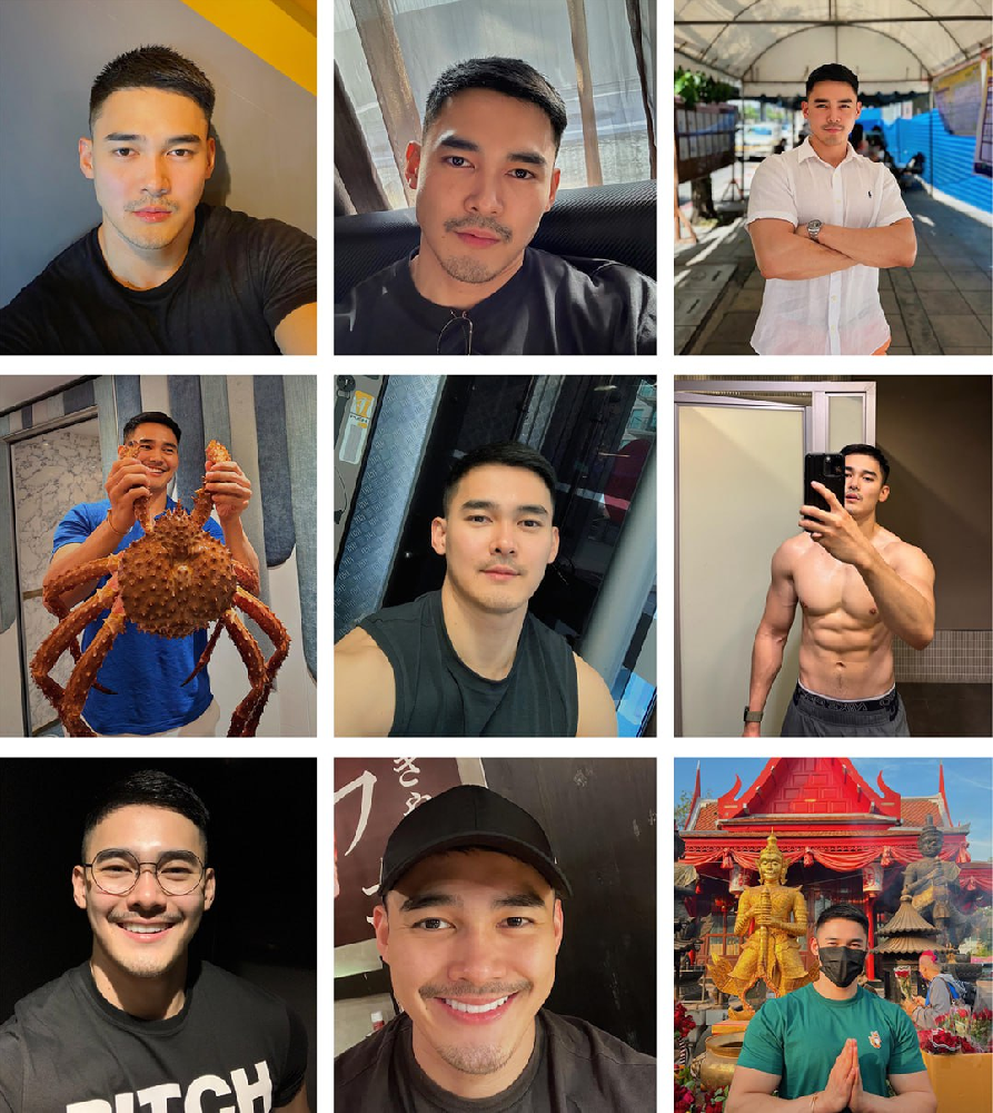 (编号A126)  #泰国 男子 日常 生活 健身 旅游1171张照片视频72个