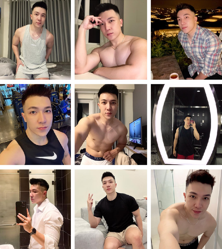 (编号A130) #证件  #越南 帅哥 日常 生活 健身259张照片视频26个