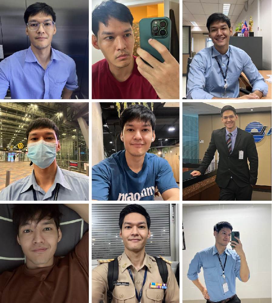 (编号A140) #证件  #泰国 男子 商务 军人 日常 生活962张照片视频10个  证件⭐️   带中国身份证正反面