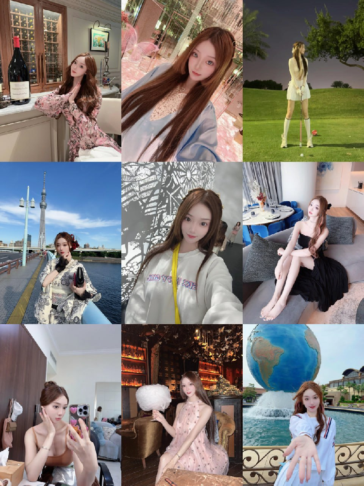 编号XH09  #证件  #国内 美女定居 #阿联酋 高尔夫 网球 骑马 游艇 世界杯 养老虎猫咪 下午茶美食 生活日常 照片4011张  视频341个（带IG） 旅游🌟🌟🌟🌟 生活日常🌟🌟🌟  证件⭐️  带国内身份证正反面