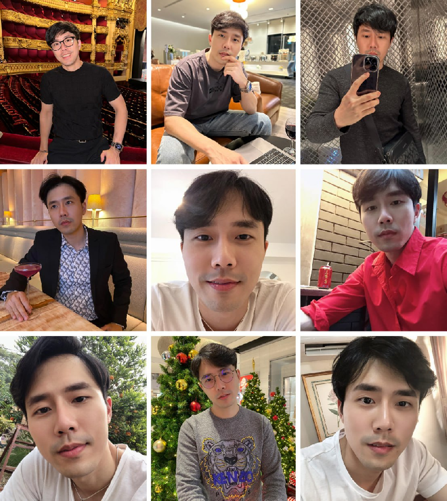 (编号A154) #证件  #泰国 男子 日常 生活 旅游1086张照片视频37个  证件⭐️  带国内身份证