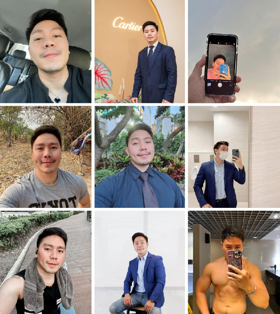 (编号A155)  #泰国 男子 日常 生活 旅游 健身1150张照片视频40个