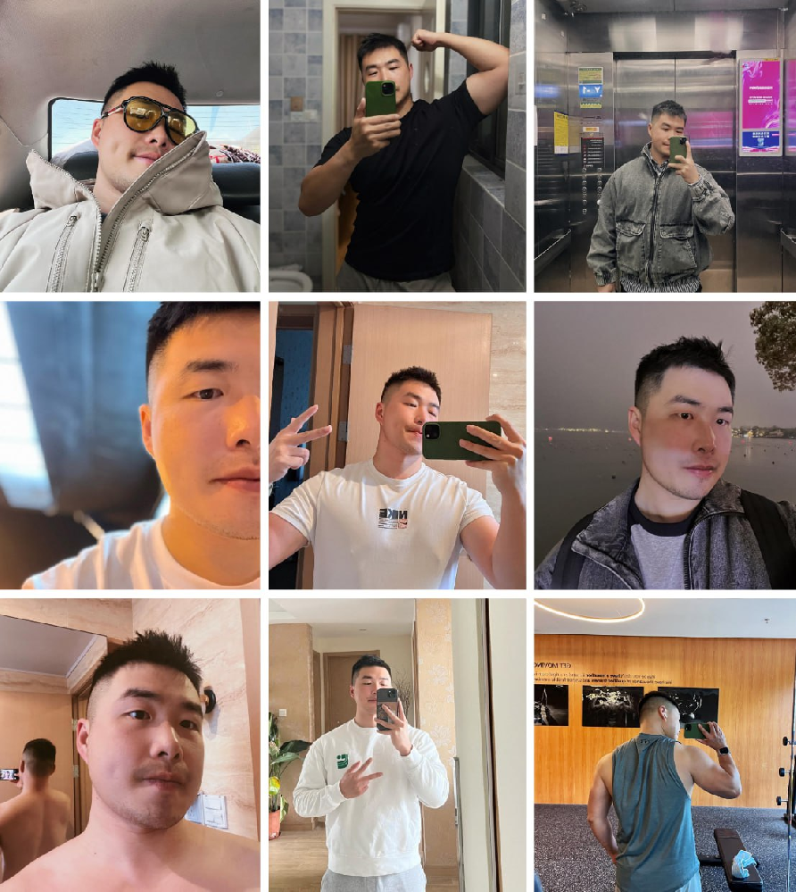 (编号A163)  #国内 男子 日常 生活 健身879张照片视频22个