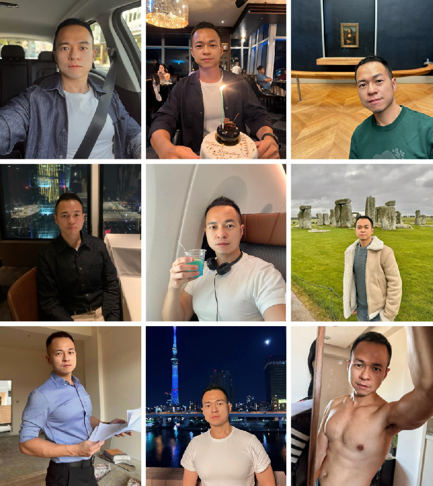 (编号A181)  #台湾 男子 日常 生活 旅游1352张照片视频26个（带ig）