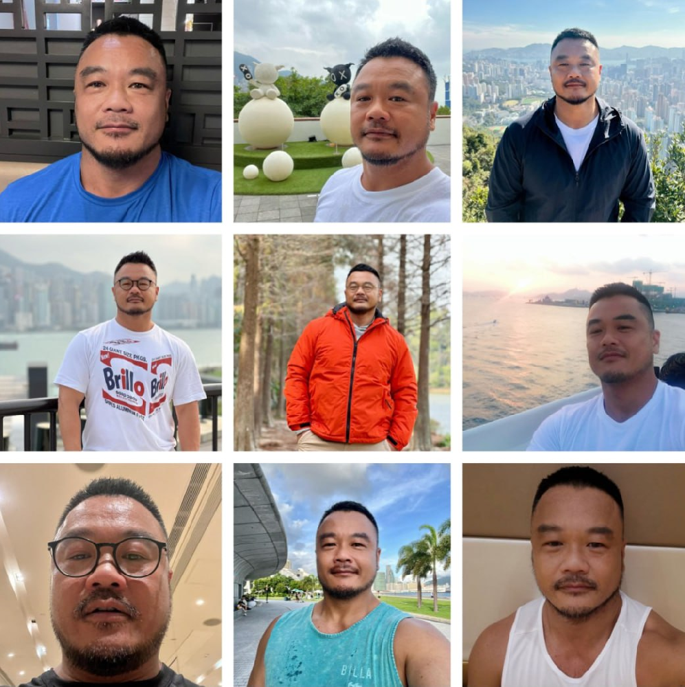 (编号A190)  #香港 大叔 日常 生活 旅游 健身 956张照片视频31个（带ig）