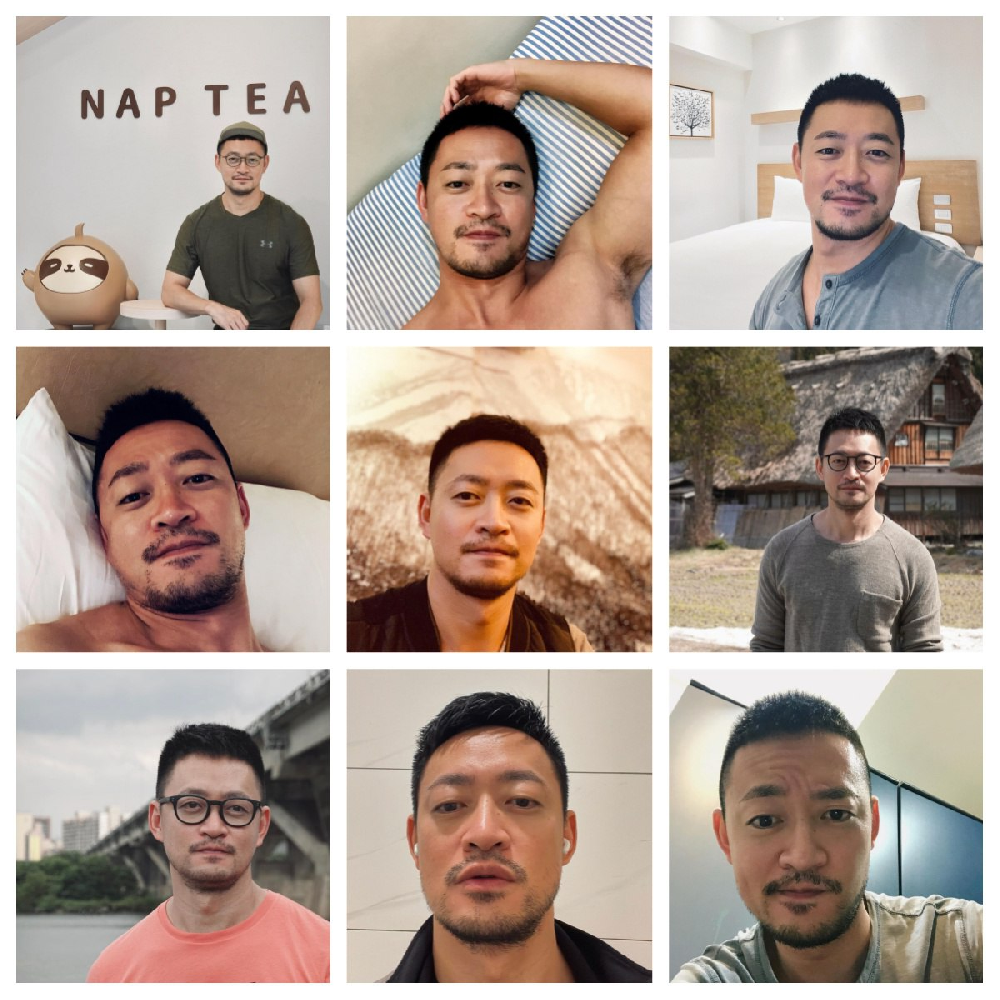 (编号AA07)   #台湾 大叔 日常 生活 工作 旅游 自拍多867张照片视频17个（带ig)