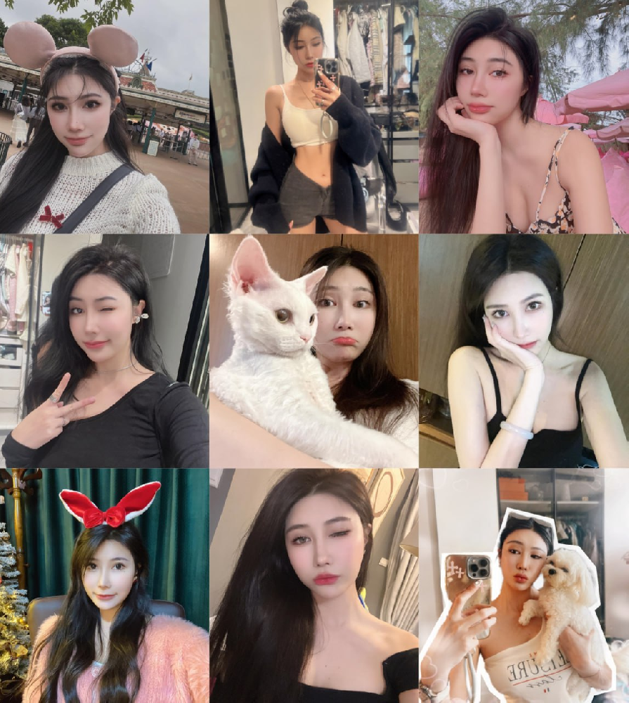 (编号sk394)  #马来西亚 美女 职业卖手表 日常 生活 旅游1406张照片视频105个（带ig）