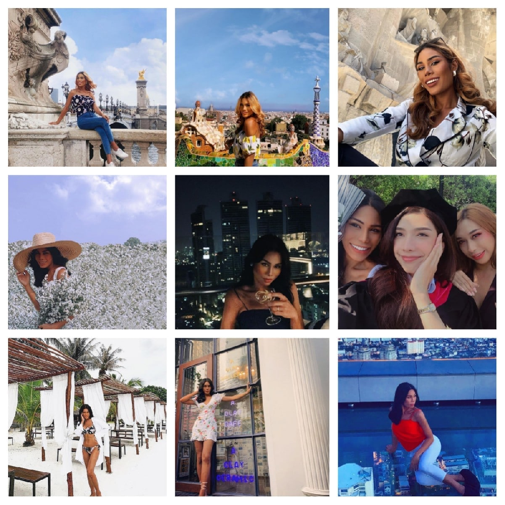 （编号cc196）  欧美女 旅游 生活 日常438照片视频47个