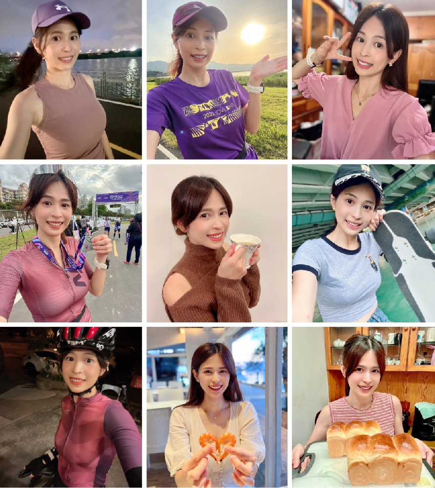 (编号ssk107)  #台湾 美女 日常 生活 工作 旅游 运动 跑步 骑车 3640张照片视频69个（带ig)