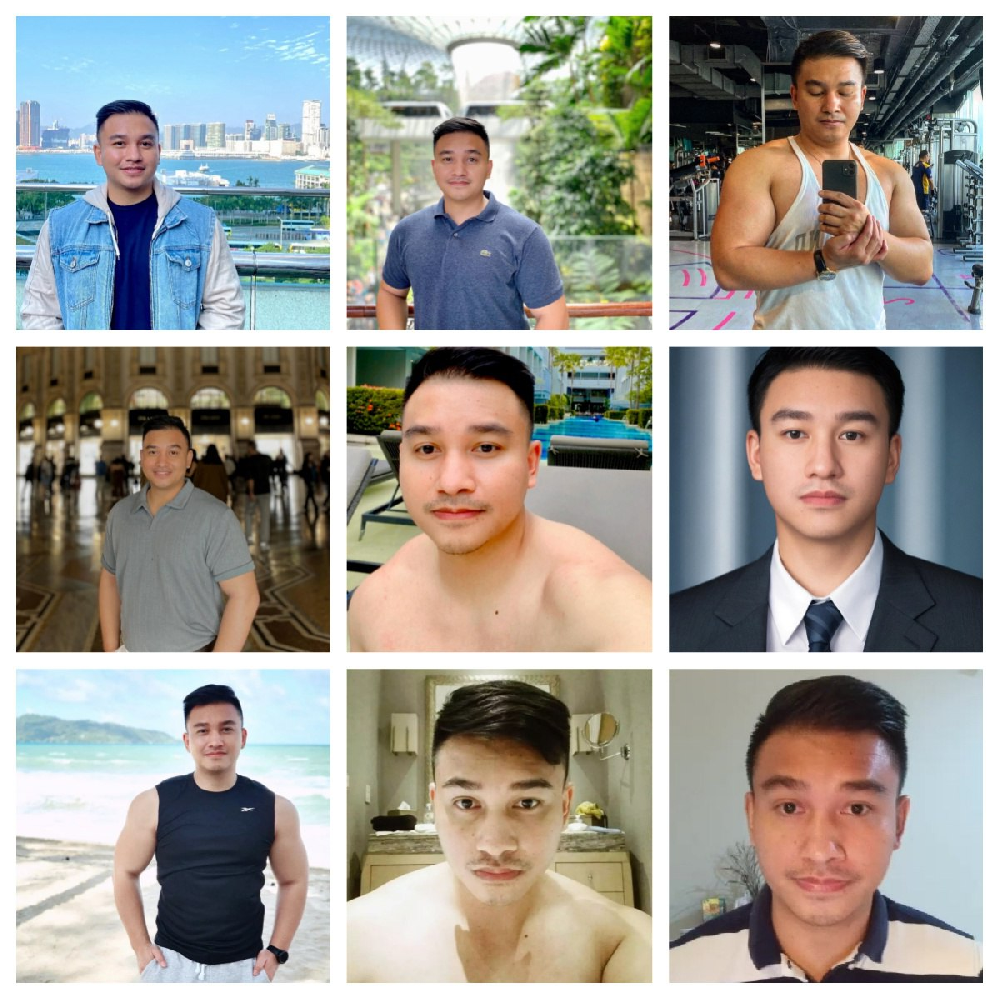 (编号AA33)   #印度尼西亚 中年男子 生活 工作日常 自拍多 旅游 健身 1193张照片视频55个（带ig)