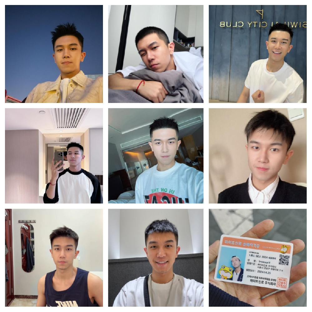 (编号AA35)   #国内 男子 生活 工作 日常 旅游 自拍多708张照片视频9个（带ig)