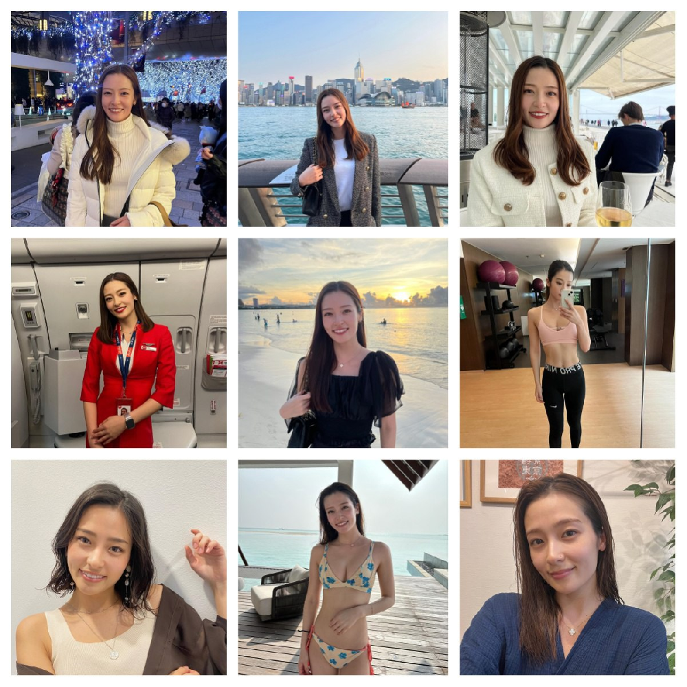 (编号ssk114)  #日本 空姐 美女 日常 生活 瑜伽 美食 旅游 短发照 聚会 自拍 1129张照片视频33个