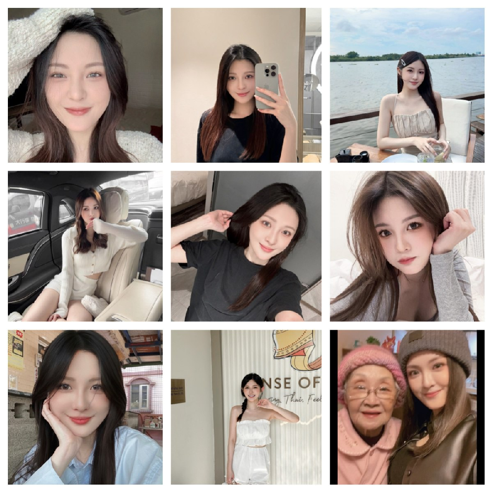 (编号ssk121)  #台湾 美女 日常 生活 美食 旅游 聚会 丰富素材 一年四季都有 自拍多 1674张照片视频172个（带ig)