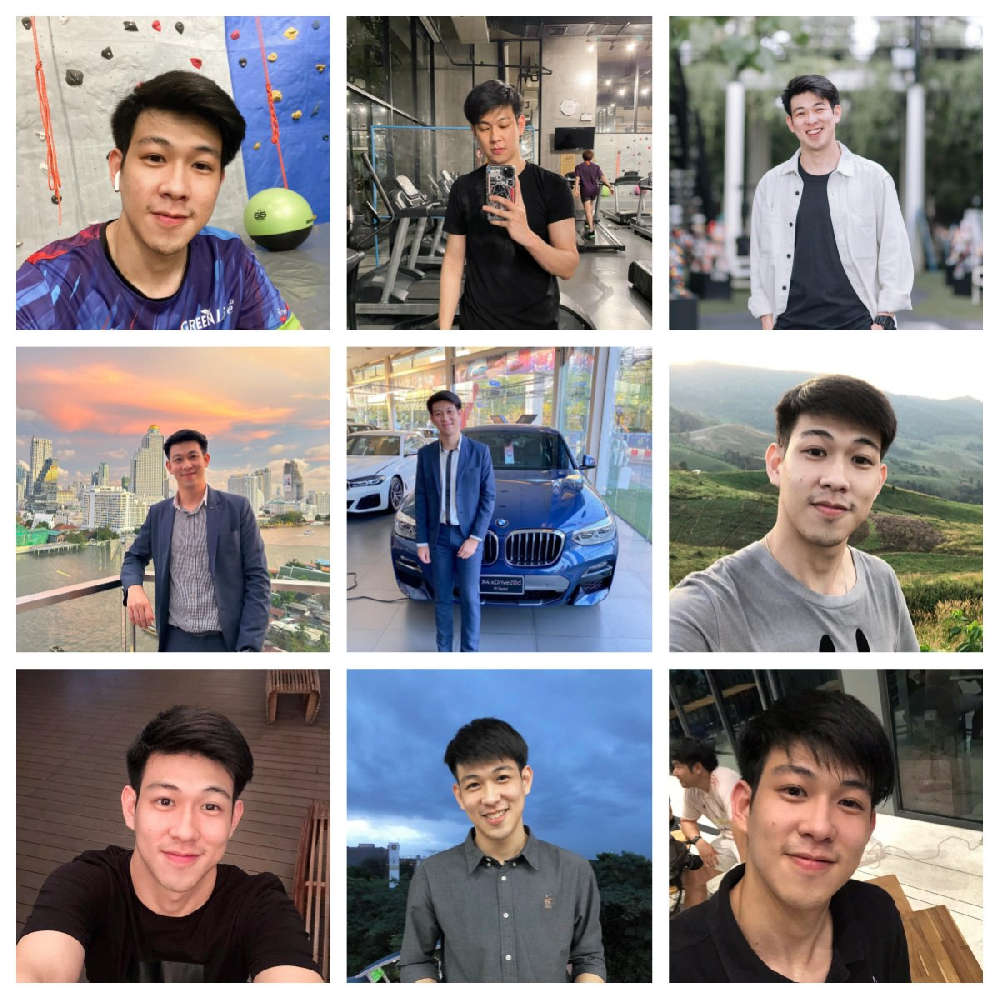 (编号AA48)    #泰国 年轻男子 生活 日常 旅游 自拍 782张照片视频28个（带ig)