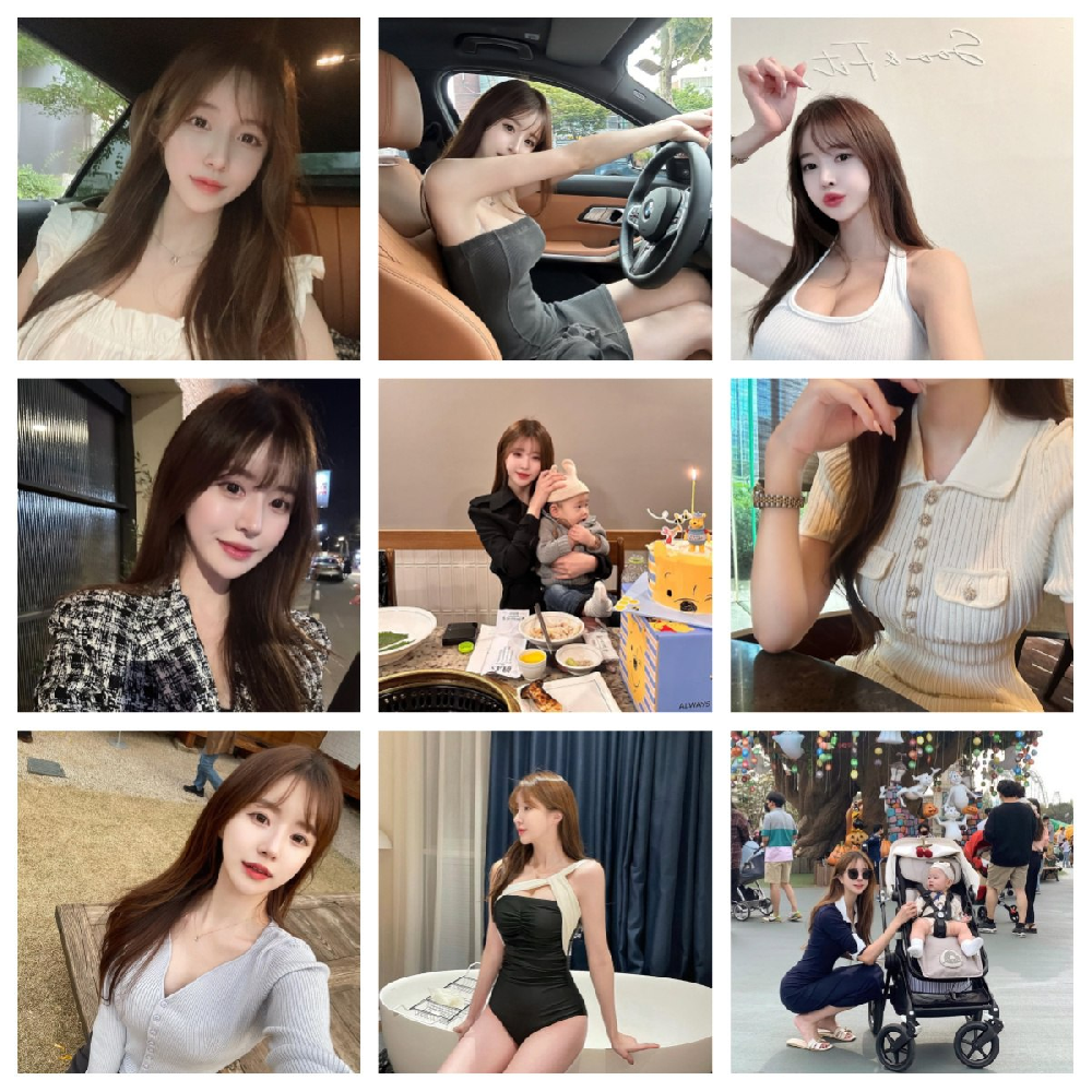 (编号ssk142)  #韩国 宝妈 日常 生活 美食 旅游 服装 有不露脸照片 5223张照片视频131个（带ig)