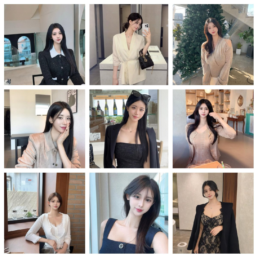 (编号ssk143)  #韩国 美女 服装 日常 生活 正装 旅游 素材丰富  5223张照片视频15个（带ig)