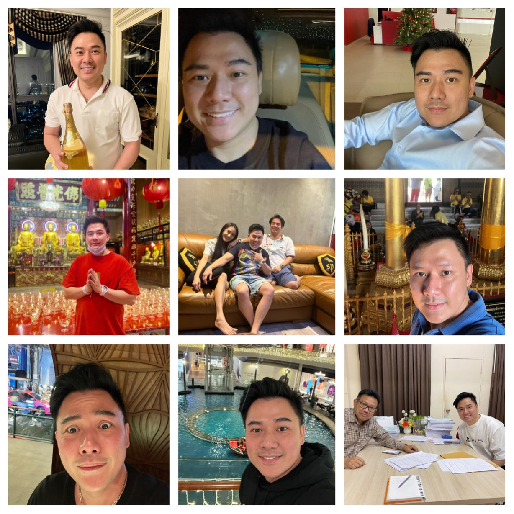 (编号AA54)   #泰国 男子 生活 日常 工作 旅游 自拍 较多生意和亲友的互动合拍 1318张照片视频111个