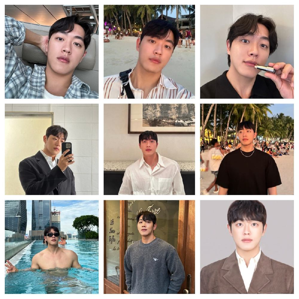 (编号aa89)   #韩国 男子 日常 生活 旅游 有证件照 自拍 345张照片视频11个（带ig)