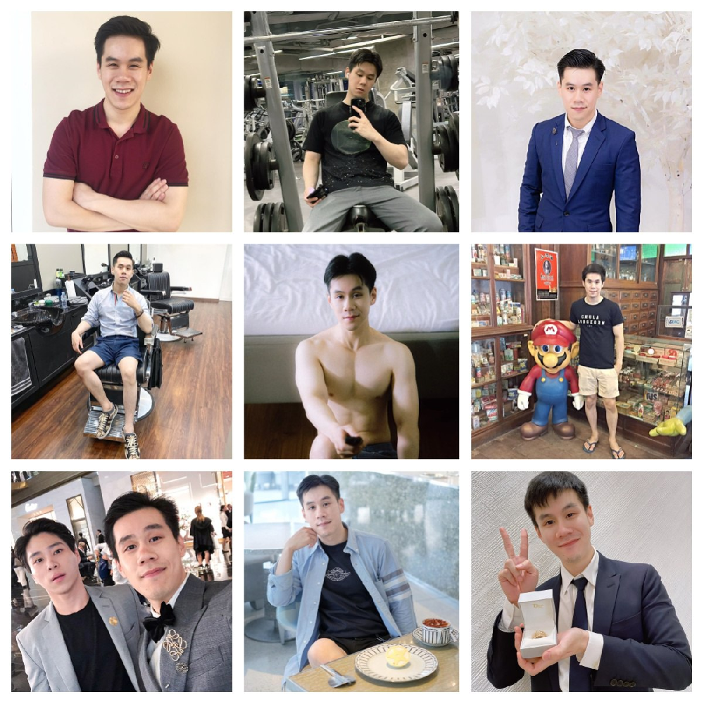 (编号aa92)  #泰国 男子 日常 生活 工作 旅游 正装 聚会 美食 自拍 3035张照片视频173个（带ig)