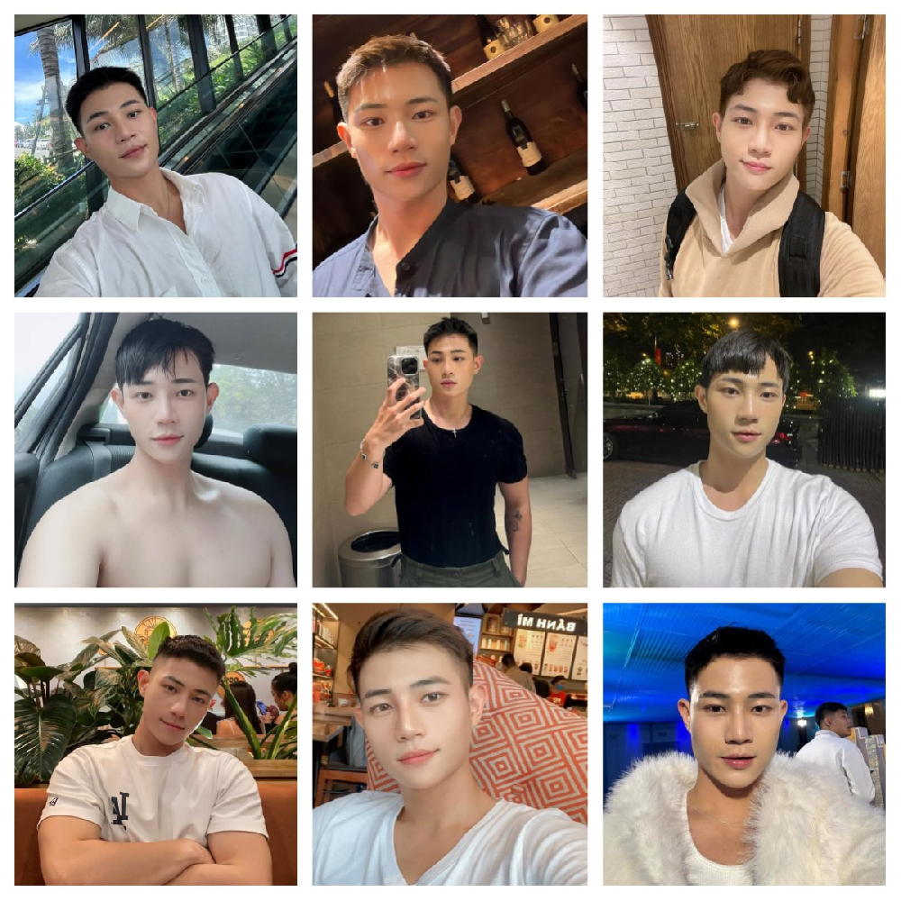 (编号aa98)  #越南 男子 生活 日常 旅游 自拍 聚会 居家拍照 自拍多 1761张照片视频21个 (带IG)