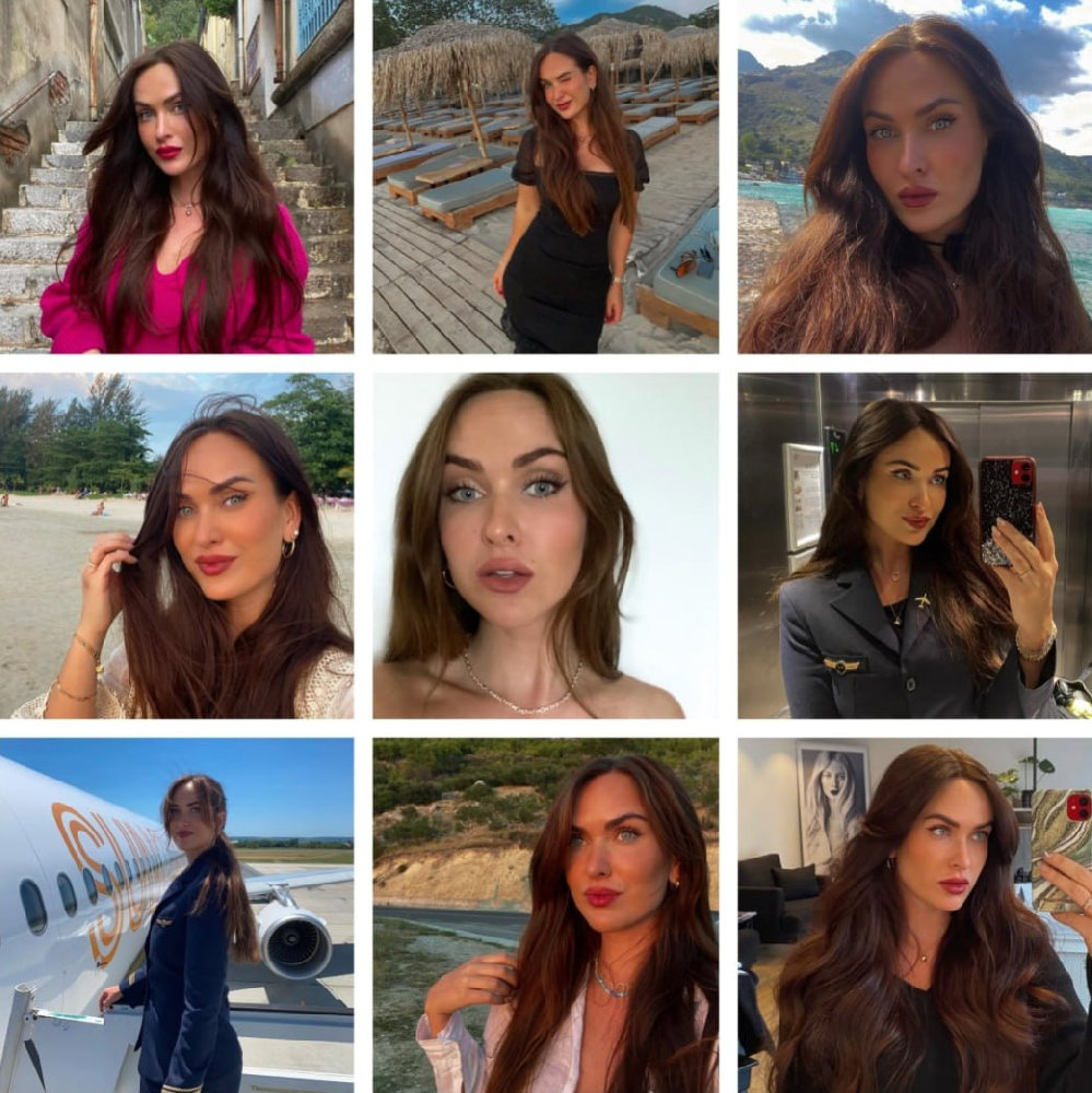 (编号kk192) #证件  欧美女 职业 空姐 日常 生活 旅游1593张照片视频82个（带ig）   ⭐️带美国护照  ⭐️带空姐证