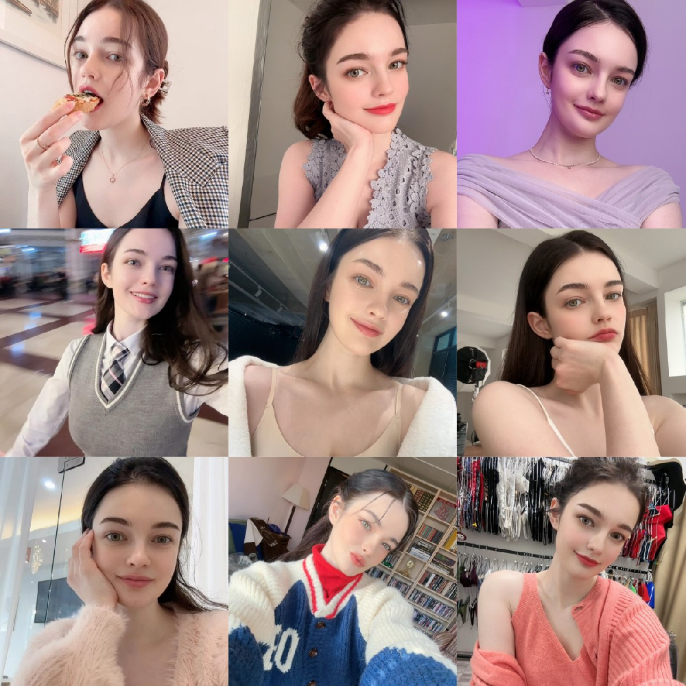 (编号kk258)  欧美女 日常 生活 定居在韩国 自拍698张照片视频136个自拍视频多（带ig）