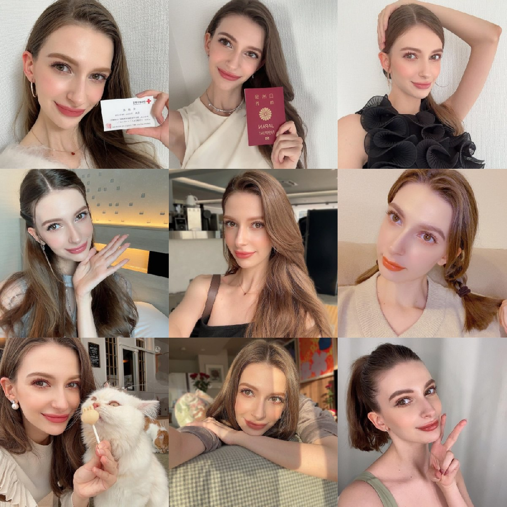 (编号kk267)  欧美女 可以PS手持证件 在日本定居 日常 生活 旅游1176张照片视频33个（带ig）