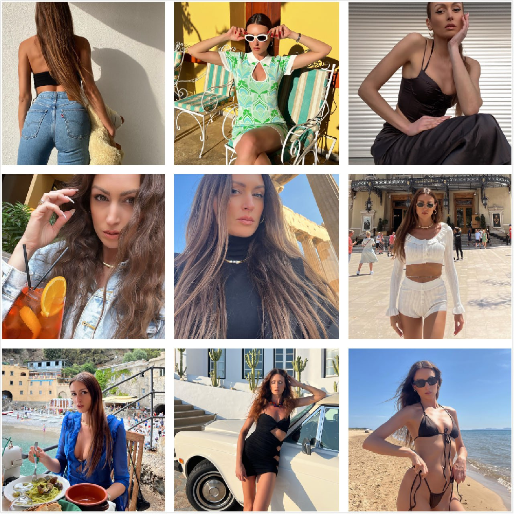 dw04 #希腊   时尚性感美女   生活日常   穿搭   海报沙滩比基尼   冬装   旅游多   自拍多 1660张照片   67个视频 带博主ig   后期可更新